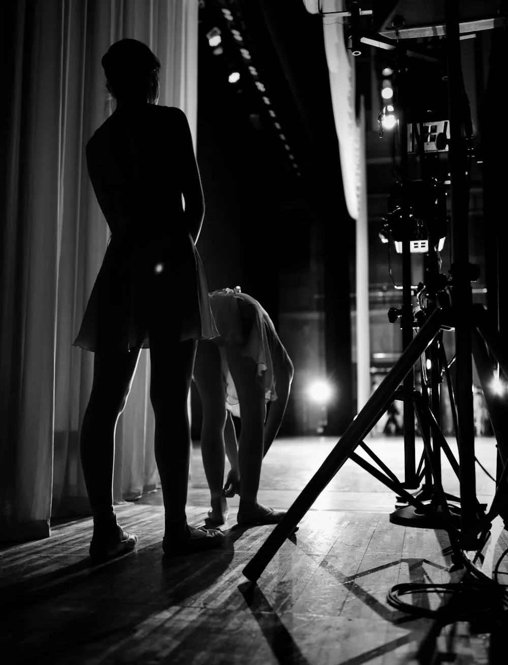 Backstage, minutos antes de la tercera llamada